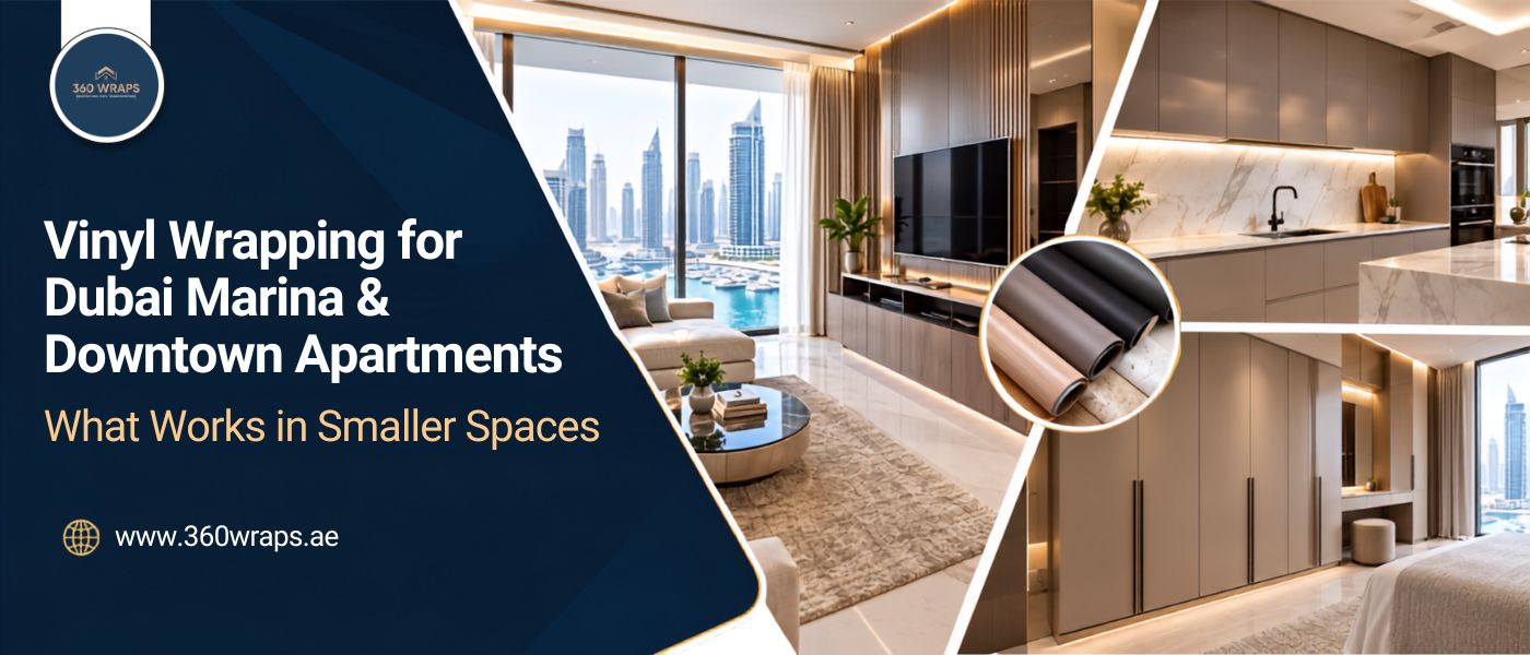 Vinyl Wrapping for Dubai Marina & Downtown Apartments: What Works in Smaller Spaces
